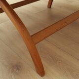 Round mahogany coffee table, Danish design, 1970s, production: Denmark