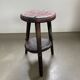 Brutalist and industrial worker's stool, Italy, 1900s