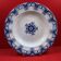 Large Deep Round Dish Decorated in Rouen Blue & White by Jules Vieillard 19th Century - 3