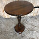 Table appoint bois rond