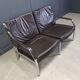Leather sofa by Preben Fabricius and Jorgen Kastholm for Walter Knoll
