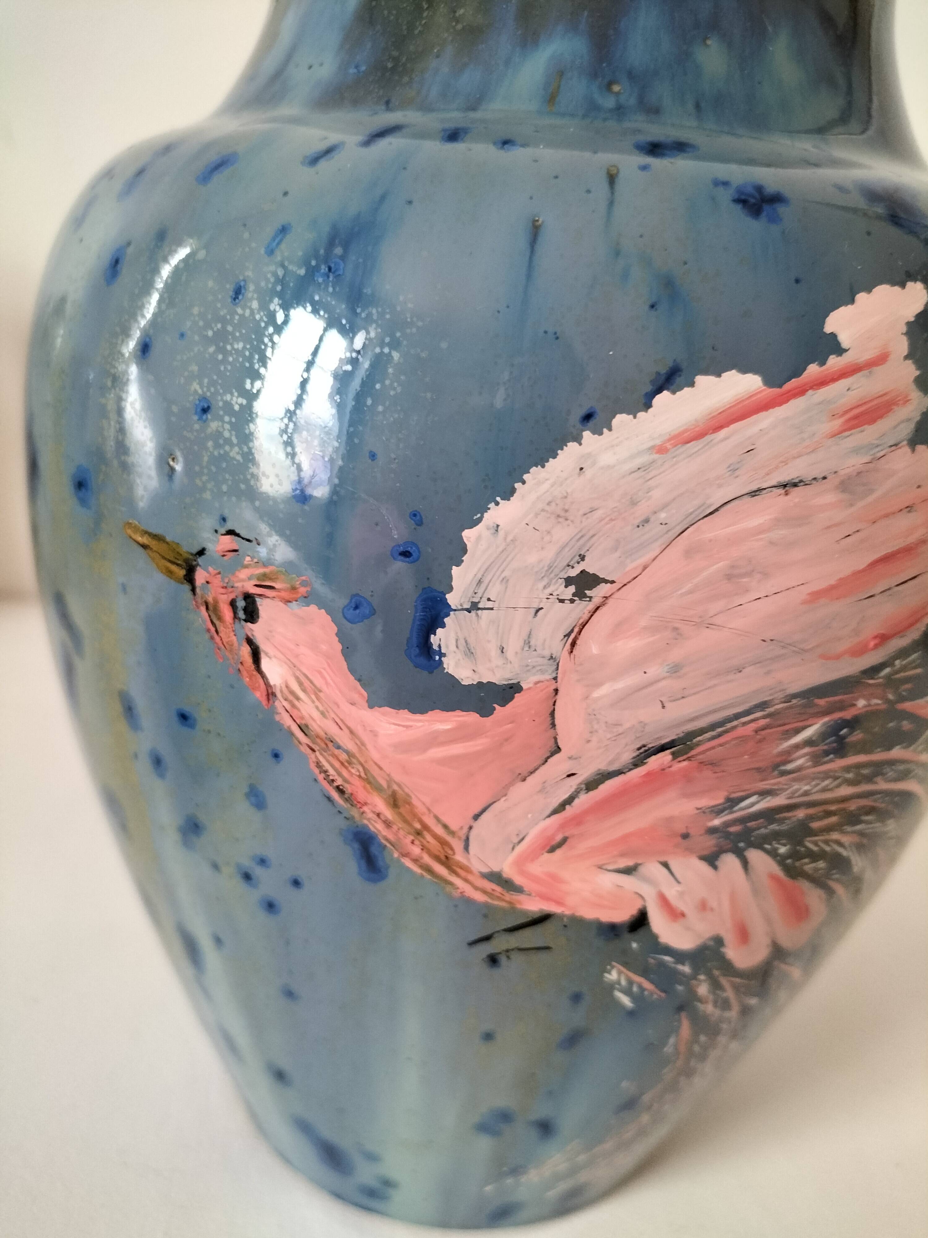 Pierrefonds Heraldic Faiencerie Vase