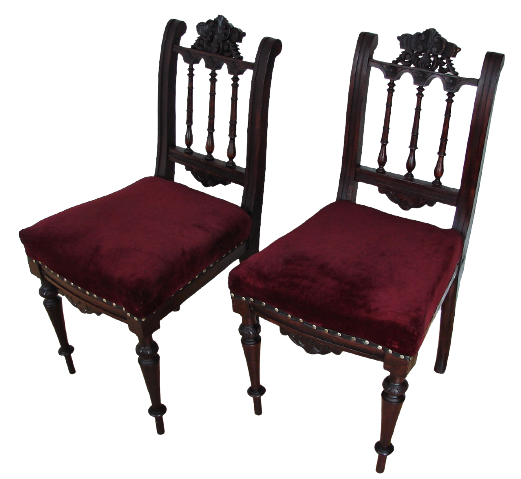 Pair of chairs from the 19th century