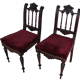 Pair of chairs from the 19th century