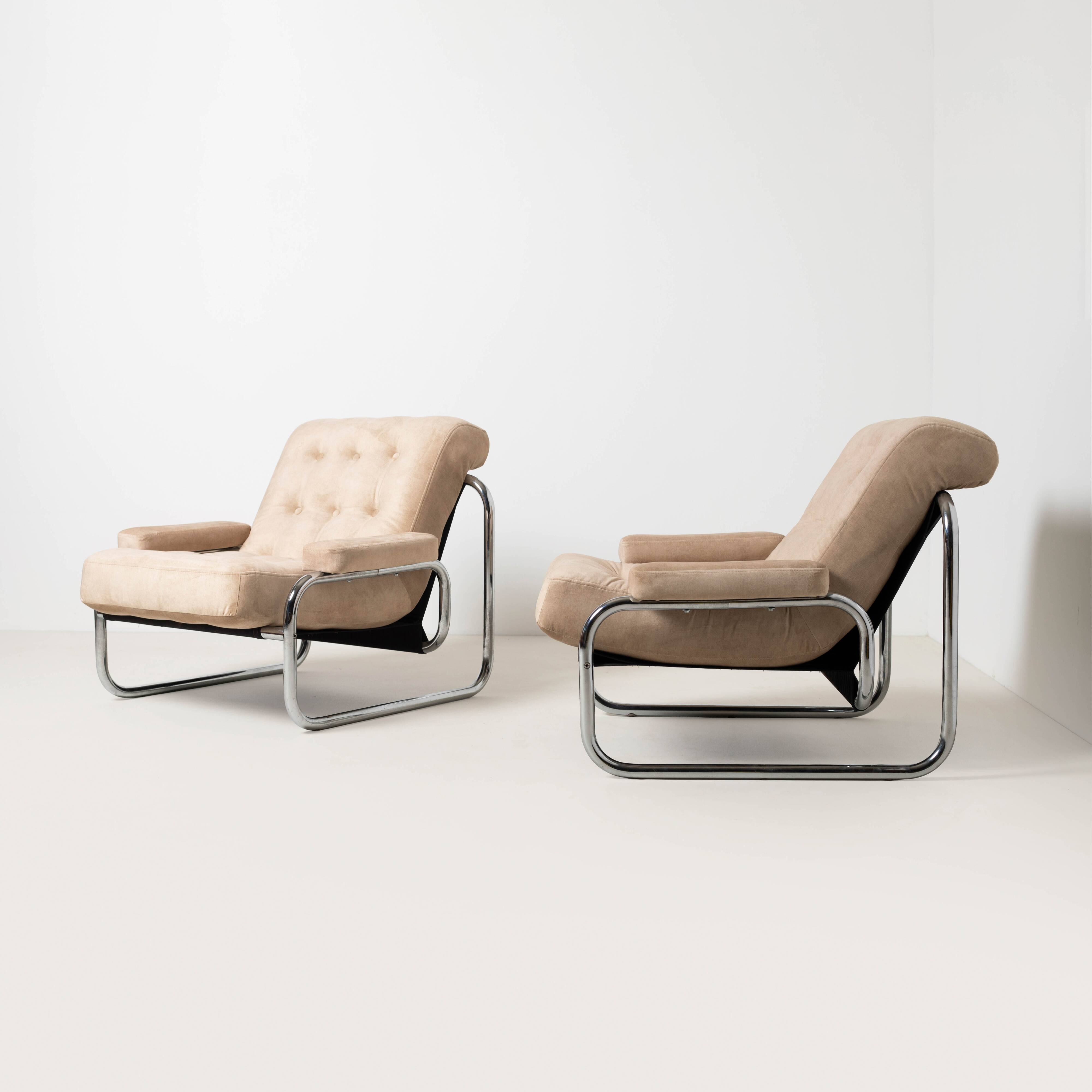 Ensemble de 2 fauteuils lounge emblématiques Borkum par Johan Bertil Häggström pour IKEA