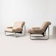 Ensemble de 2 fauteuils lounge emblématiques Borkum par Johan Bertil Häggström pour IKEA