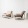 Ensemble de 2 fauteuils lounge emblématiques Borkum par Johan Bertil Häggström pour IKEA