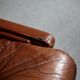 Easy chair "space age". Jean Prévost, France, leather, circa 1970