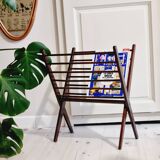 Scandinavian magazine rack from the 60s