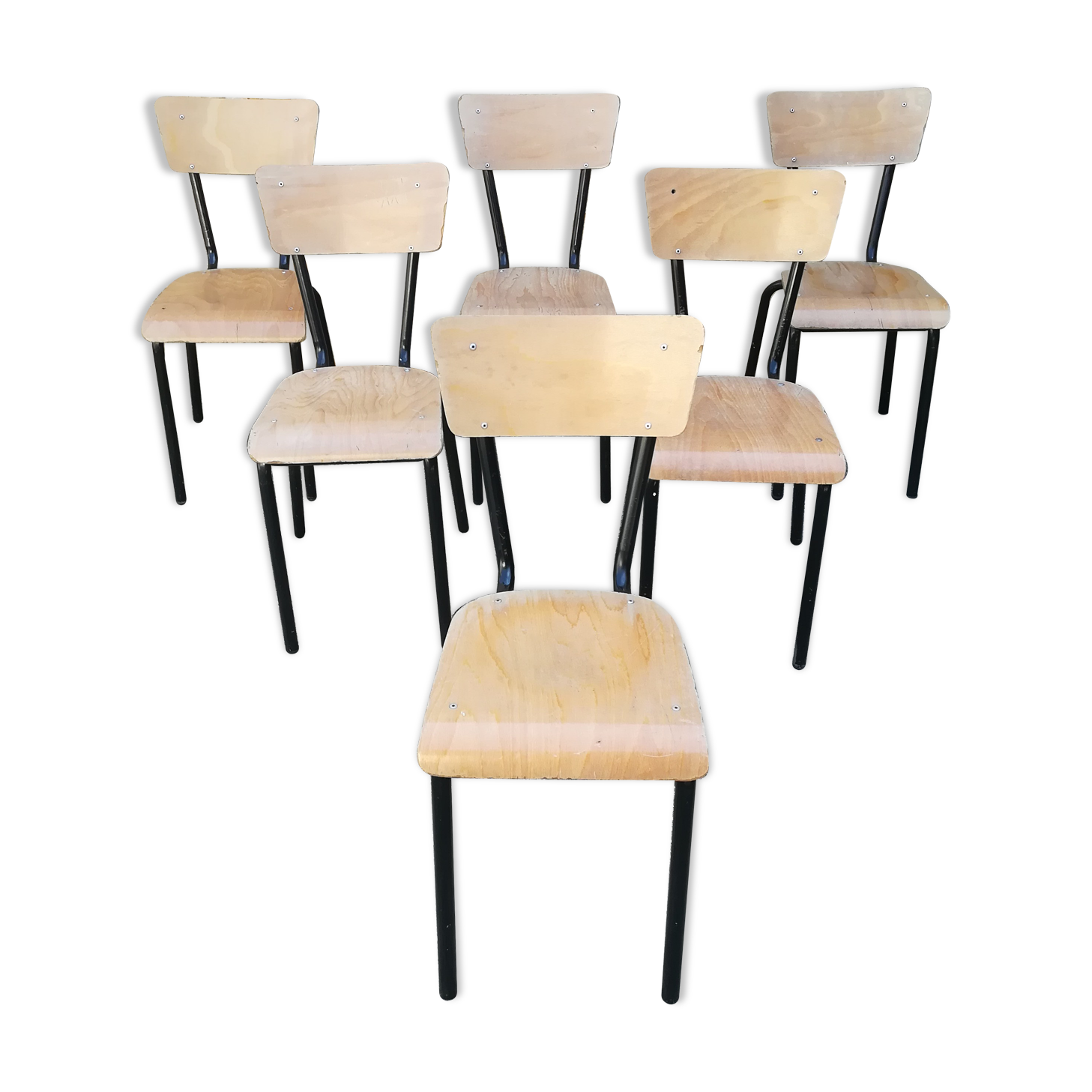Vintage school chairs