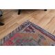 1970s Turkish Oushak Handmade Wool Cotton Orange Area Rug 86x284