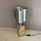 Vintage lamp and lampshade max sauze. 1970. space age