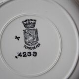 Set of 6 Terre de Fer St Amand "cherry" deep plates