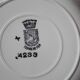 Set of 6 Terre de Fer St Amand "cherry" deep plates