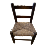 Wooden stool and children's canage