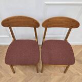 4 Chaises vintage en teck