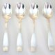 Set of 12 teaspoons, Christofle, Alfenide, silver plated, very good condition
