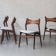 Set of 4 dining chairs ‘model 310’ by Erik Buch for Chr. Christensens Møbelfabrik, Danish design, 60