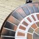 Round coffee table Roger Capron herbarium terracotta