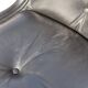 Charles Pollock Executive Knoll office chair in black leather.
