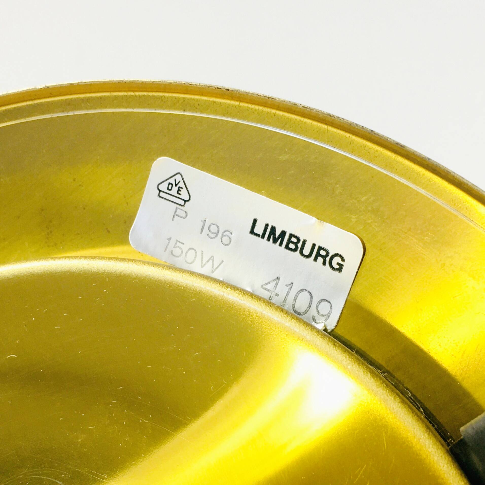 Large Mid-Century Smoked Air-Bubbled Glass Ball Pendant/Ceiling Light From Limburg, Germany, 1970s