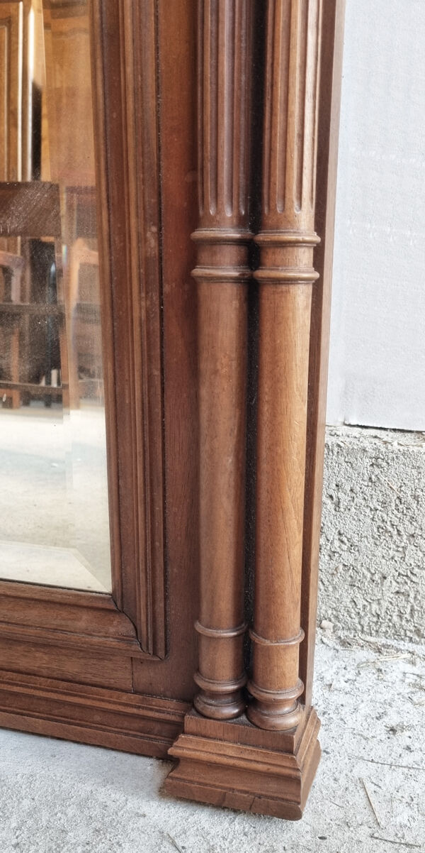 Miroir trumeau, bois, vintage, henri ii