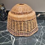 Vintage woven wicker abat