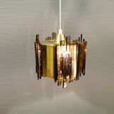 Hanging lamp with the shape of an octagon by claus bolby denmark