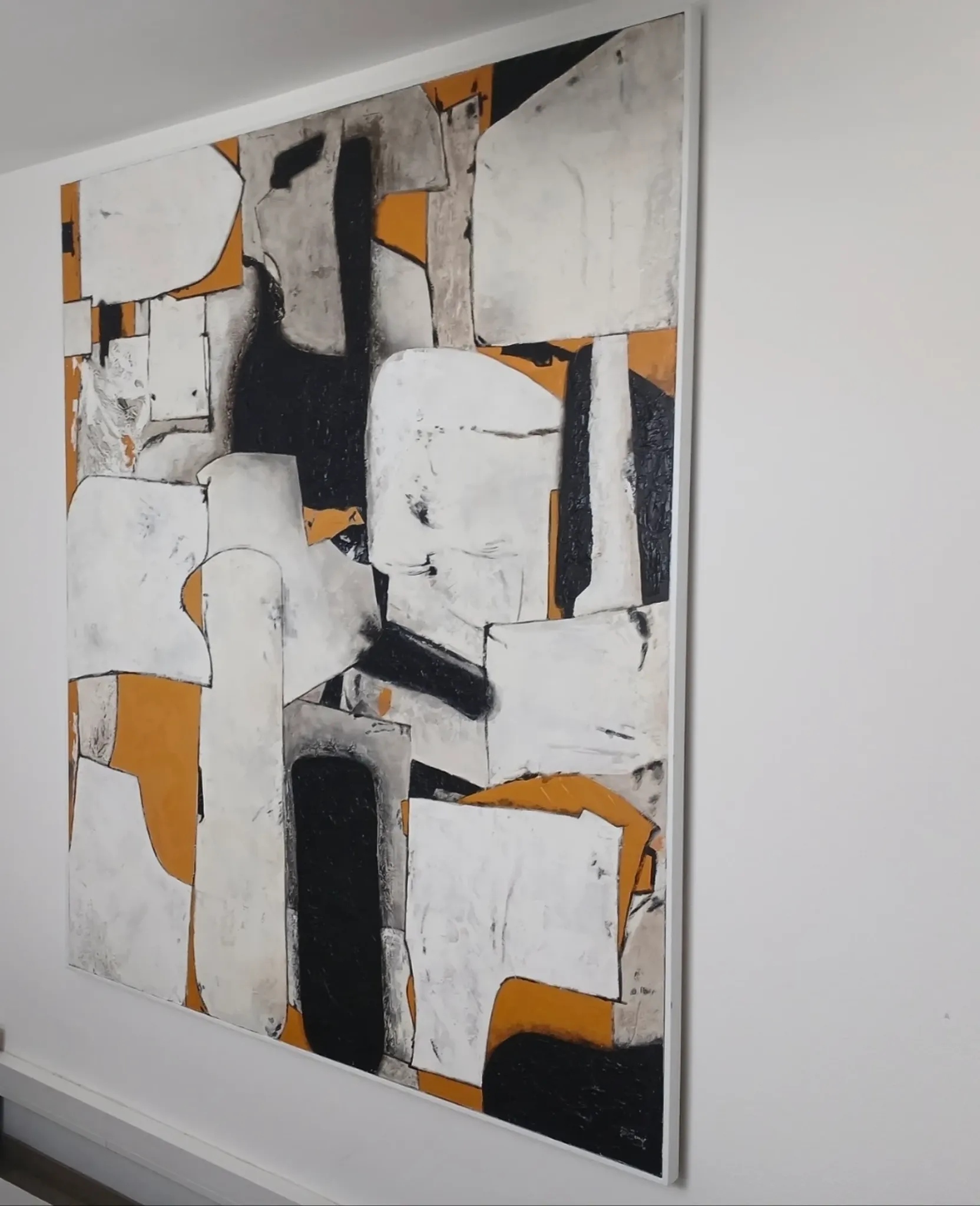 Grand abstract tableau by master Jean Berney