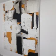 Grand abstract tableau by master Jean Berney