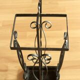 Porte-parapluie en fer forgé fait main - Vintage