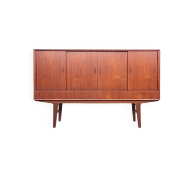 Danish design teak highboard, 1960s