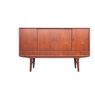 Danish design teak highboard, 1960s