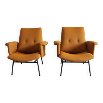Pair of SK660 Pierre Guariche armchairs for Steiner