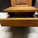 Rustic hanging bedside table