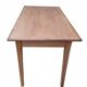 Desk table, kitchen table, vintage 1950s oak side table.