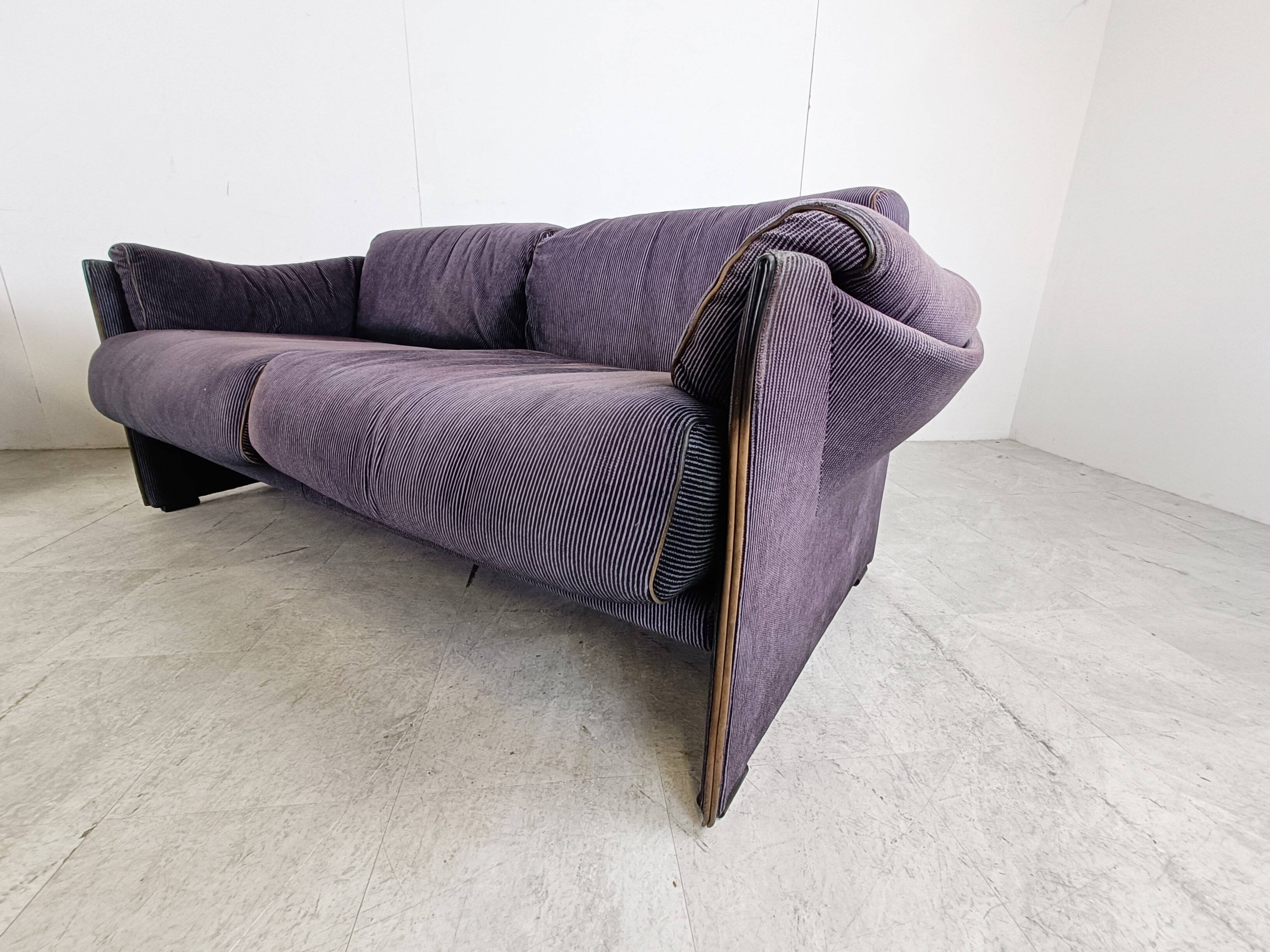Pair of DUC sofas by Mario Bellini for Cassina, 1970s