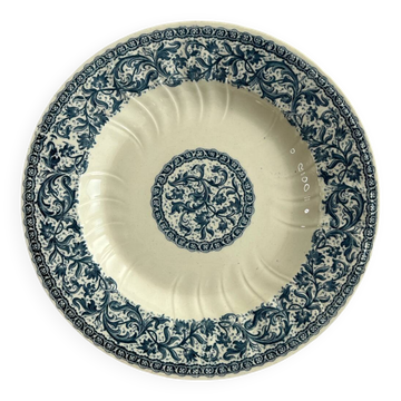 Assiette creuse gien 1937 guirlandes