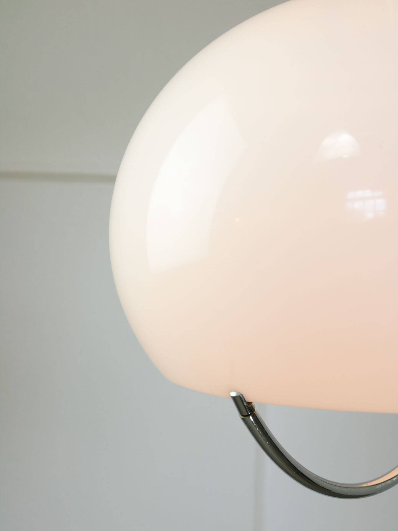 White Space Age Jolly Pendant Lamp from Guzzini, 60s