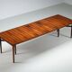 Arne Vodder large dining table in rosewood model 201 Sibast Denmark 1960