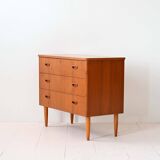 Scandinavian teak chest of drawers