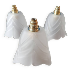 Lot de 3 baladeuses suspensions - tulipes