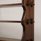 Vintage brutalist solid wood shelf - 1950