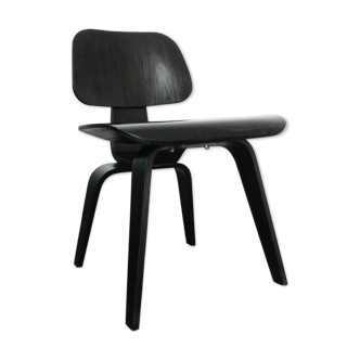 Black DCW chair by Charles & Ray Eames for Herman Miller, 1980