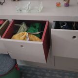 Wooden sideboard with 10 drawers
