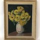 Tableau huile sur toile bouquet de fleurs