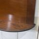 English mahogany shelf with its bevelled mirror from the early 20th century.