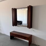 1970s Mirror with Cabinet, Norway