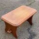 2 vintage farmhouse stools in solid oak from the 19th century.