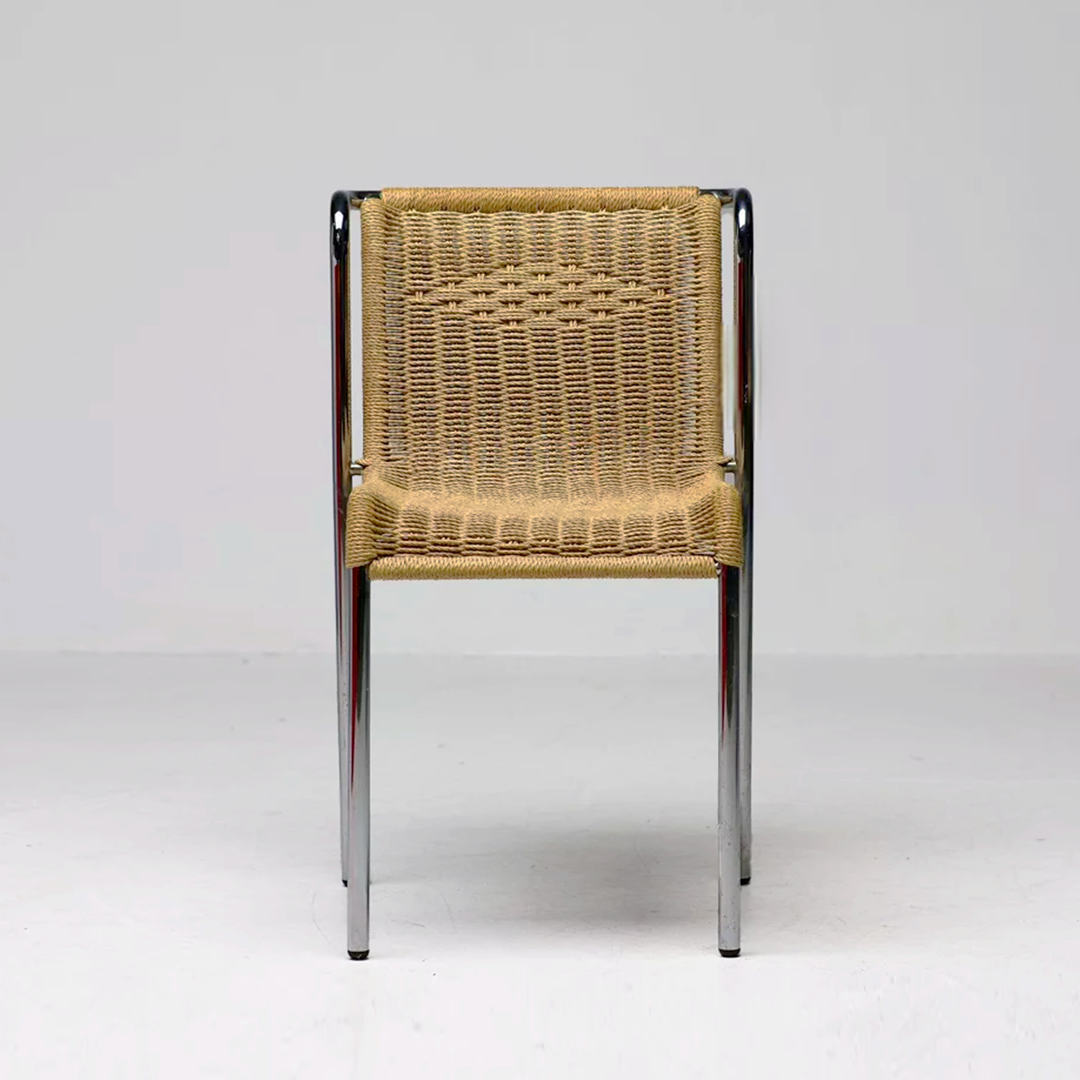 Chaise chromée